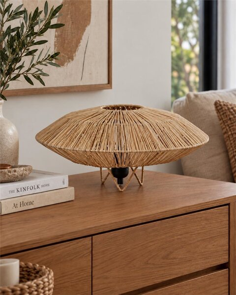 Stolní lampa MENTIRI Proutí Přírodní