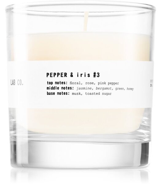 The Olphactory Lab Co. Pepper & Iris vonná svíčka 200 g