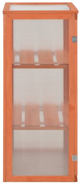 Skleník dřevěný 75 x 47 x 109 cm 170646