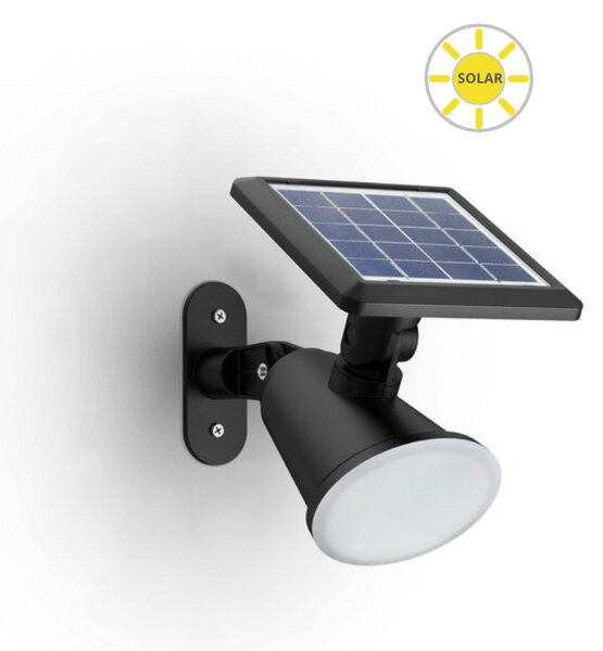Philips 8720169265523 Outdoor solar Jivix solární nástěnné svítidlo LED 1,4W/150lm 2700K IP44 černá