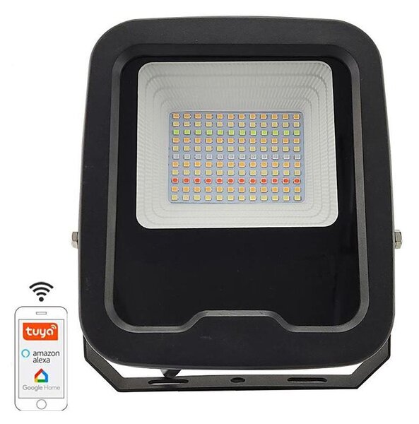 LED RGB Stmívatelný reflektor LED/30W/230V 3000K-6500K Wi-Fi Tuya IP65