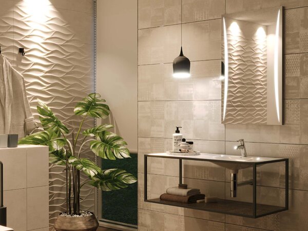 Zrcadlo do koupelny s LED osvětlením M15 premium