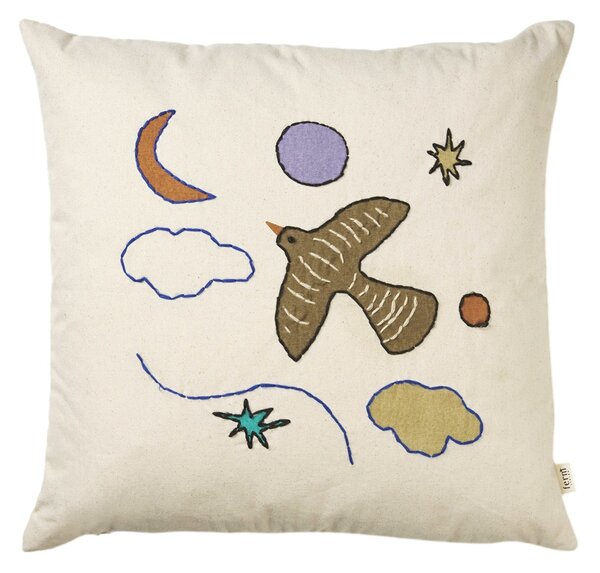 FERM LIVING Polštář Naive, Bird