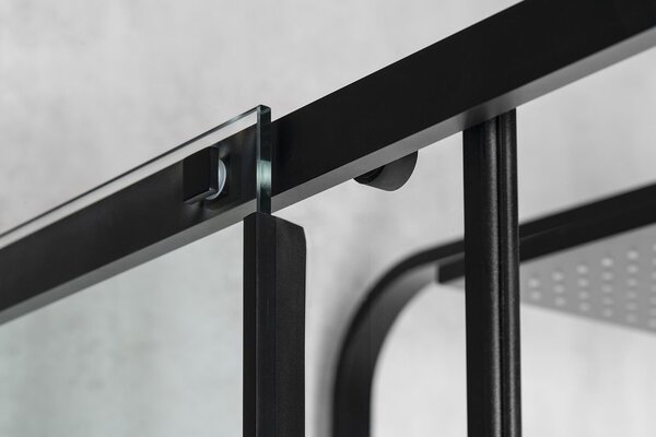 Polysan Polysan, ALTIS LINE BLACK obdélníková sprchová zástěna 900x800 mm, L/P varianta, rohový vstup, AL1592BAL1582B