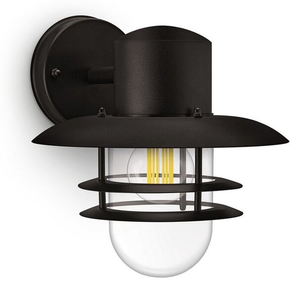 Philips 8720169266476 Outdoor Inyma venkovní nástěnné svítidlo 1xE27 IP44 černá