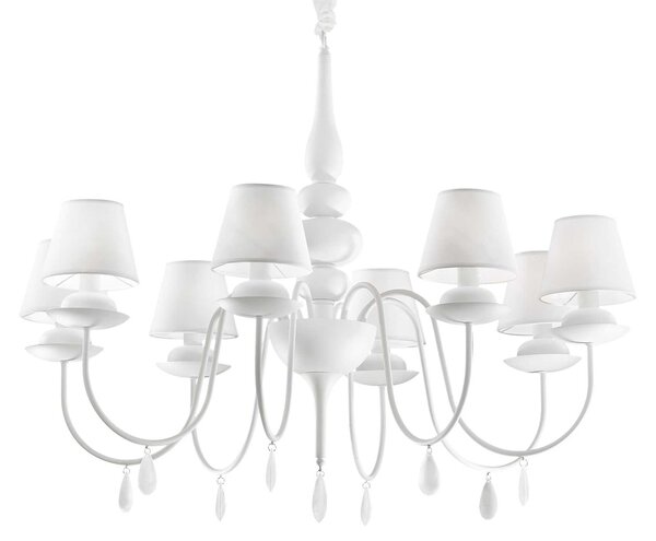 Ideal Lux Závěsné svítidlo BLANCHE SP8 BIANCO