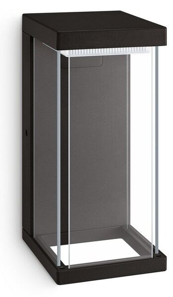 Philips 8720169266759 Outdoor Kyrie venkovní nástěnné svítidlo LED 12W/1500lm 2700K IP44 černá