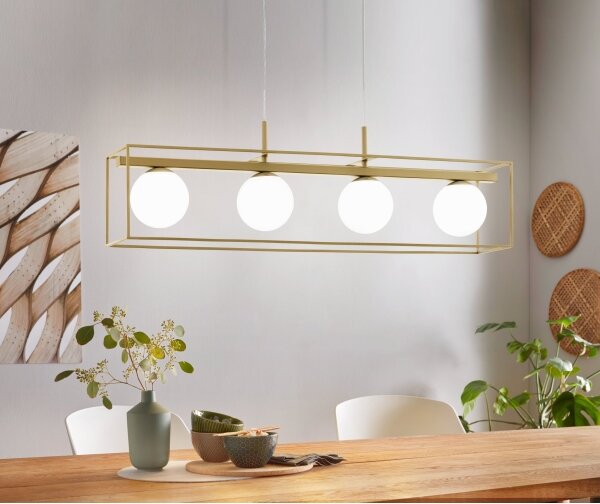 Eglo 97793 - Lustr na lanku VALLASPRA 4xE14/40W/230V