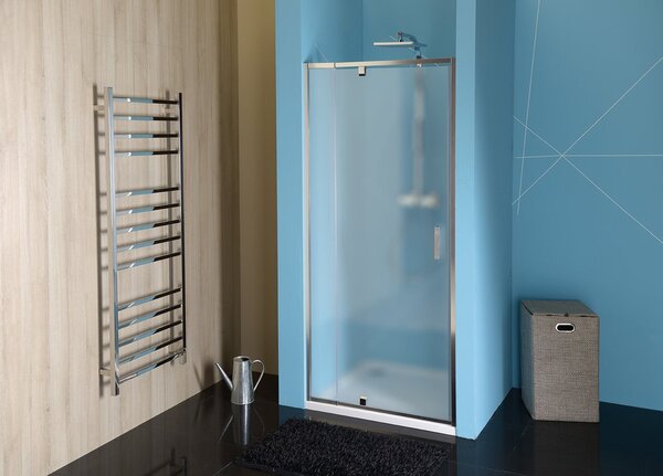 Polysan Polysan, EASY LINE otočné sprchové dveře 880-1020mm, sklo BRICK, EL1738