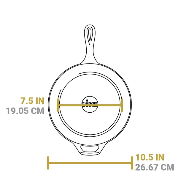 Hluboká litinová pánev Lodge 26 cm s poklicí