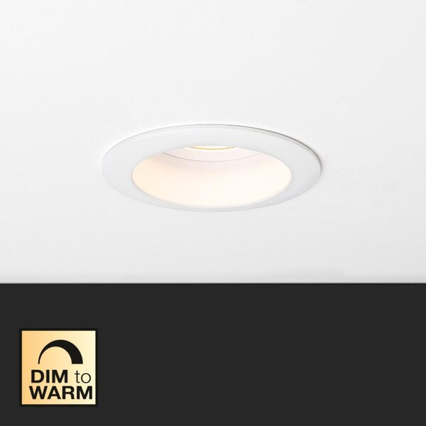 SLC vestavné LED svítidlo OneSoft DTW pr.68-83 mm bílé 447lm 1800-3000K Ra90 DALI IP54/IP20 36°