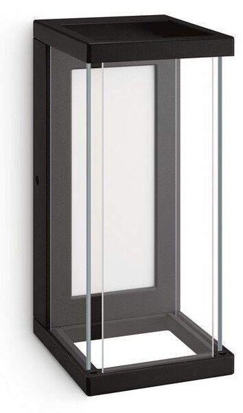 Philips 8720169266797 Outdoor Ulyzo venkovní nástěnné svítidlo LED 12W/1500lm 2700K IP44 černá