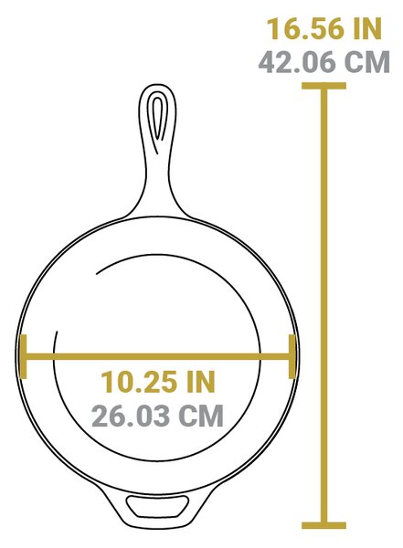 Hluboká litinová pánev Lodge 26 cm s poklicí