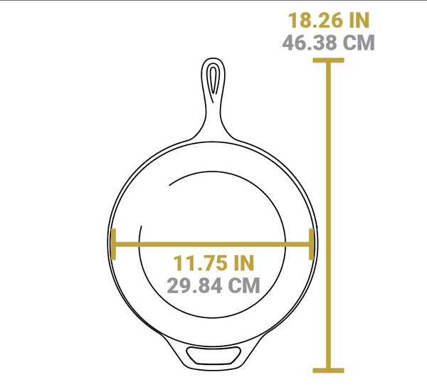 Hluboká litinová pánev Lodge 30 cm
