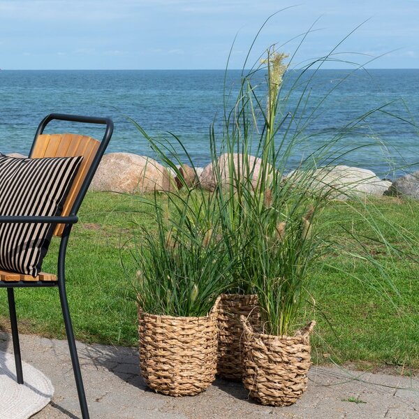 Obaly na květináče z mořské trávy v sadě 3 ks ø 31 cm Hue – House Nordic