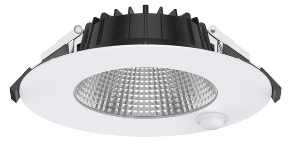 SLC vestavné LED svítidlo Shift pr.160-170 mm bílé 1900lm 3000/4000K Ra80 pohybový senzor PIR IP54 UGR19