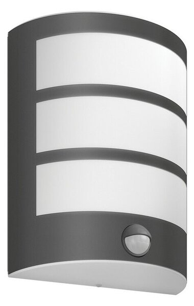 Philips 8720169269194 UltraEfficient Python venkovní nástěnné svítidlo se senzorem PIR LED 3,8W/800lm 2700K IP44 antracit