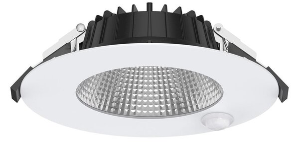 SLC vestavné LED svítidlo Shift pr.160-170 mm bílé 1900lm 3000/4000K Ra80 pohybový senzor PIR IP54 UGR19
