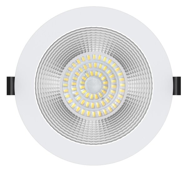 SLC vestavné LED svítidlo Shift pr.160-170 mm bílé 1900lm 3000/4000K Ra80 bez driveru IP54/IP40 UGR19