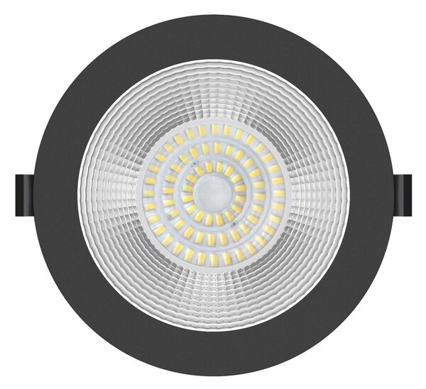 SLC vestavné LED svítidlo Shift pr.160-170 mm černé 1900lm 3000/4000K Ra80 bez driveru IP54/IP40 UGR19