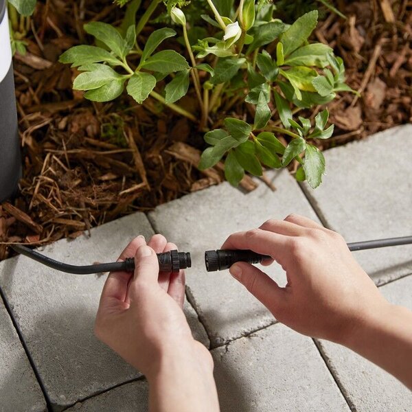 Philips 8720169269439 GardenLink Low Volt 24V Grits nízkonapěťové venkovní nástěnné svítidlo LED 3x1,5W/180lm 2700K IP44 černá 3-set+adaptér+kabel 5m