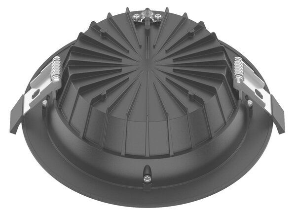 SLC vestavné LED svítidlo Shift pr.160-170 mm černé 1900lm 3000/4000K Ra80 bez driveru IP54/IP40 UGR19