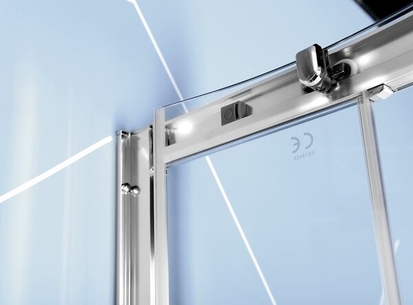 Polysan Polysan, EASY LINE čtvrtkruhová sprchová zástěna 1000x800mm, L/R, čiré sklo, EL2915