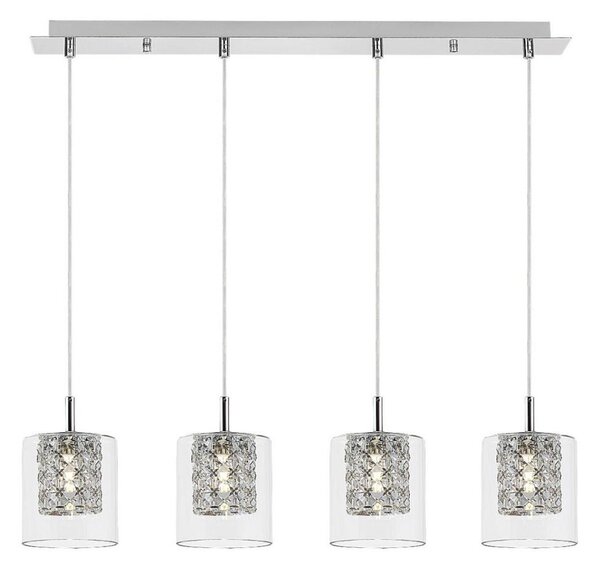 Rabalux 3116 - Křišťálový lustr na lanku DUCHESS 4xG9/40W/230V