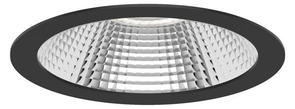 SLC vestavné LED svítidlo Shift pr.200-210 mm černé 2400lm 3000/4000K Ra80 bez driveru IP54/IP40 UGR19