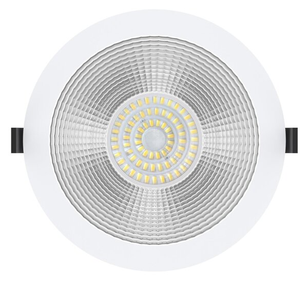 SLC vestavné LED svítidlo Shift pr.200-210 mm bílé 2400lm 3000/4000K Ra80 bez driveru IP54/IP40 UGR19