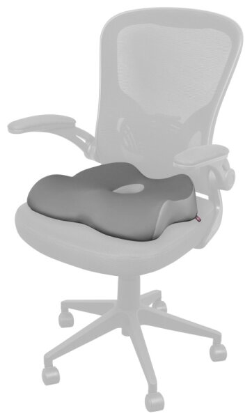 CONNECT IT CFH-5901-GY - Anatomický polštář na židli šedá