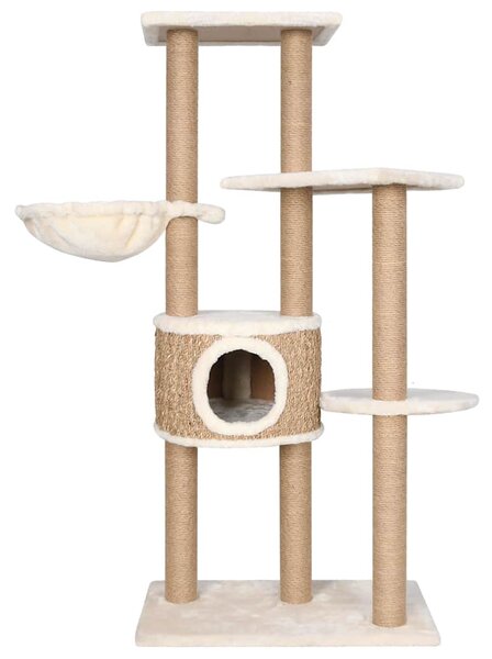 Škrabadlo pro kočky se sisalovým sloupkem 126 cm mořská tráva 170980
