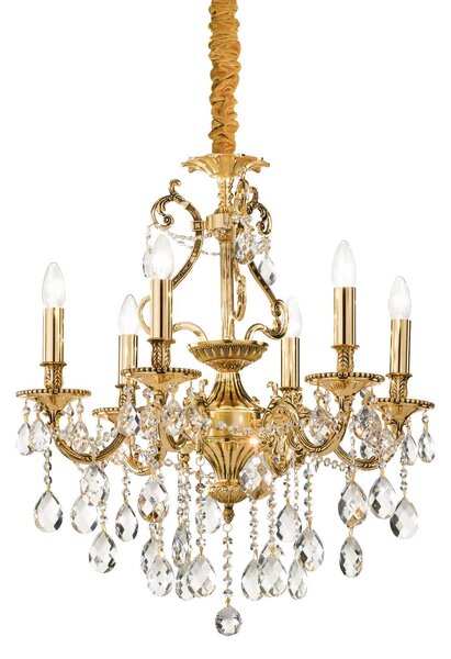 Ideal Lux Závěsné svítidlo GIOCONDA SP6 ORO