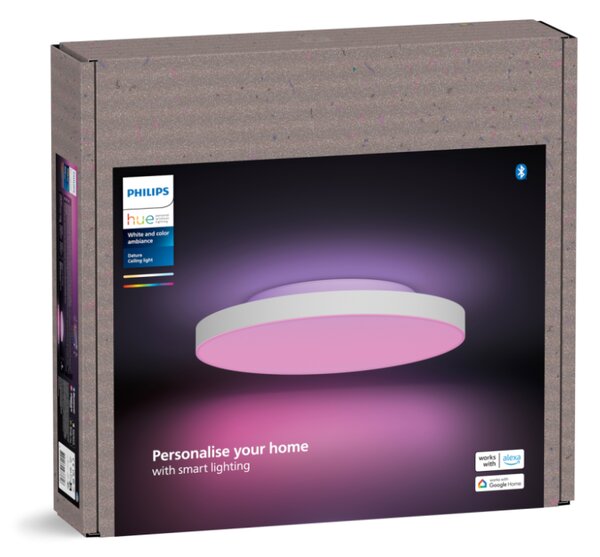 Philips Hue White and color ambiance 8720169277618 Datura S Round stropní svítidlo D384mm LED 48W/3840lm 2000-6500K+RGB bílá