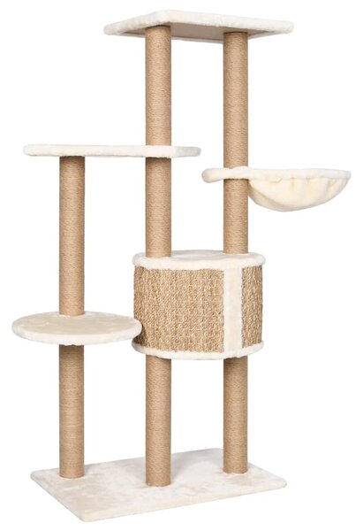 Škrabadlo pro kočky se sisalovým sloupkem 126 cm mořská tráva 170980