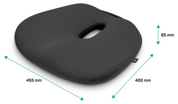 CONNECT IT CFH-5501-GY - Anatomický polštář na židli antracit