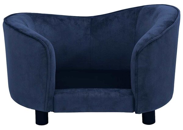 Pohovka pro psy modrá 69 x 49 x 40 cm plyš 171023