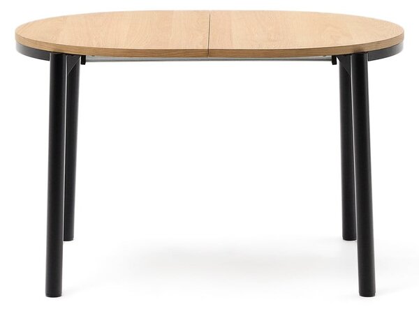 Rozkládací jídelní stůl s deskou v dubovém dekoru v přírodní barvě 90x120 cm Montuiri – Kave Home