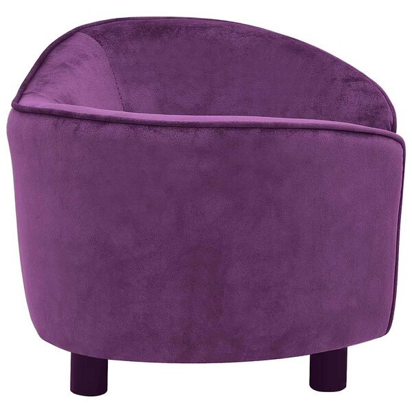 Pohovka pro psy vínová 69 x 49 x 40 cm plyš 171024