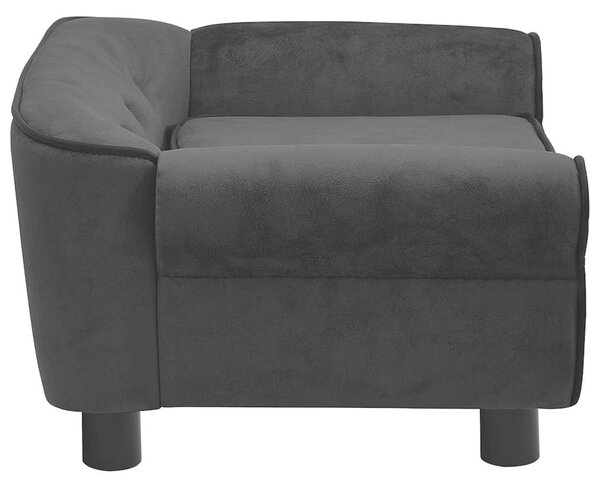 Pohovka pro psy černá 72 x 45 x 30 cm plyš 171038
