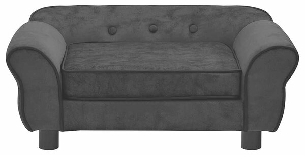 Pohovka pro psy černá 72 x 45 x 30 cm plyš 171038