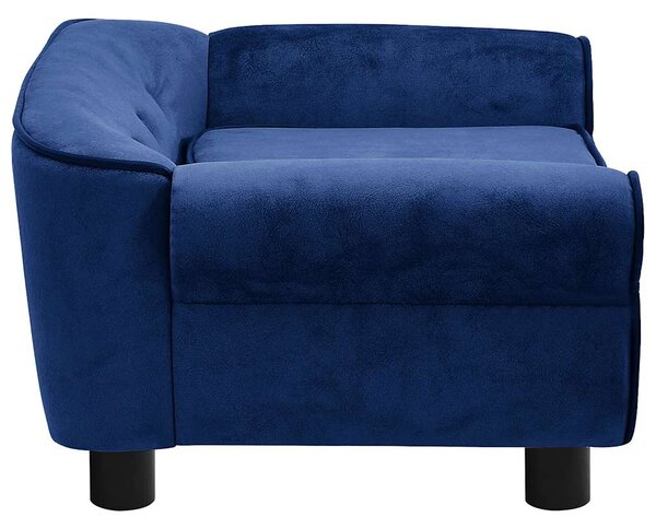 Pohovka pro psy modrá 72 x 45 x 30 cm plyš 171040