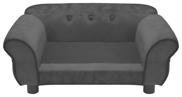 Pohovka pro psy černá 72 x 45 x 30 cm plyš 171038
