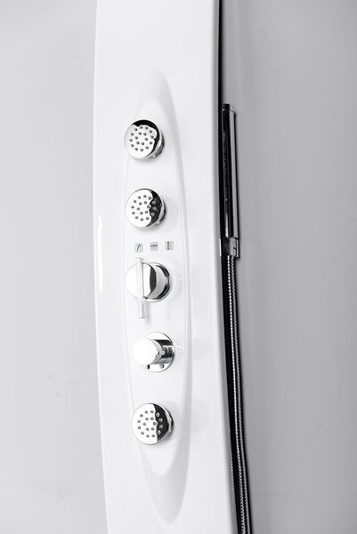 Polysan Polysan, MOLA sprchový panel s termostatem. baterií 210x1300mm, nástěnný, 80365