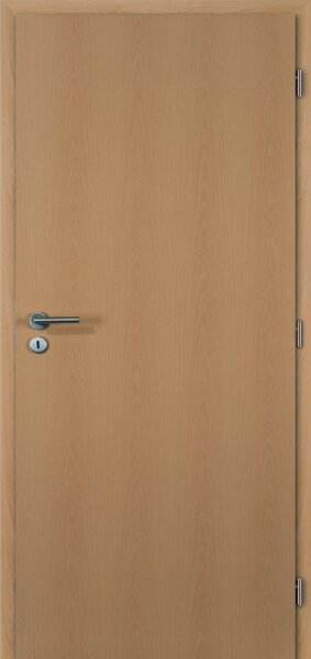 Interiérové dveře Doornite plné - fólie buk, pravé "90", zámek pro BB, voština