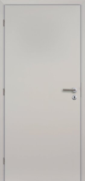 Interiérové dveře Doornite plné - CPL šedá, levé "80", zámek pro BB, DTD