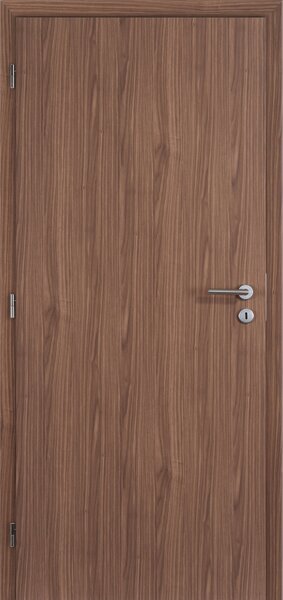 Interiérové dveře Doornite plné - CPL ořech levé "90", zámek pro BB, voština
