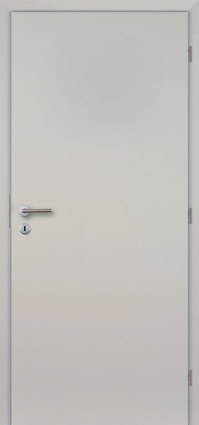 Interiérové dveře Doornite plné - CPL šedá, pravé "90", zámek pro BB, voština