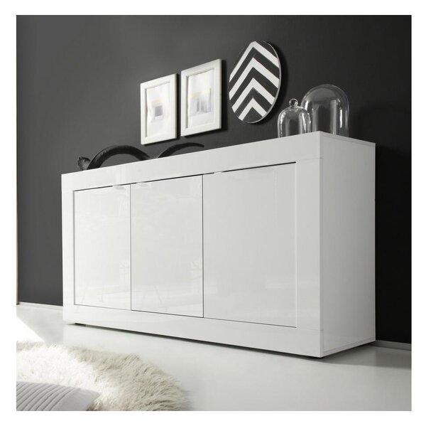 Komoda NERILA 160x86x43 cm bílá