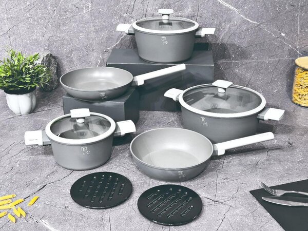 Sada nádobí s titanovým nepřilnavým povrchem 10 ks Aspen Collection
